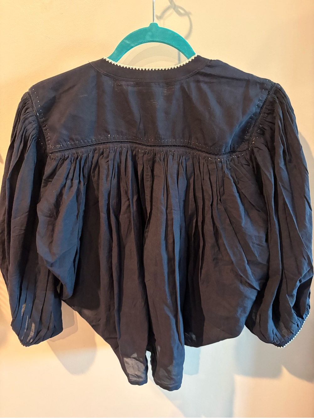 Madewell Balloon-Sleeve Blouse - Picture 5 of 7